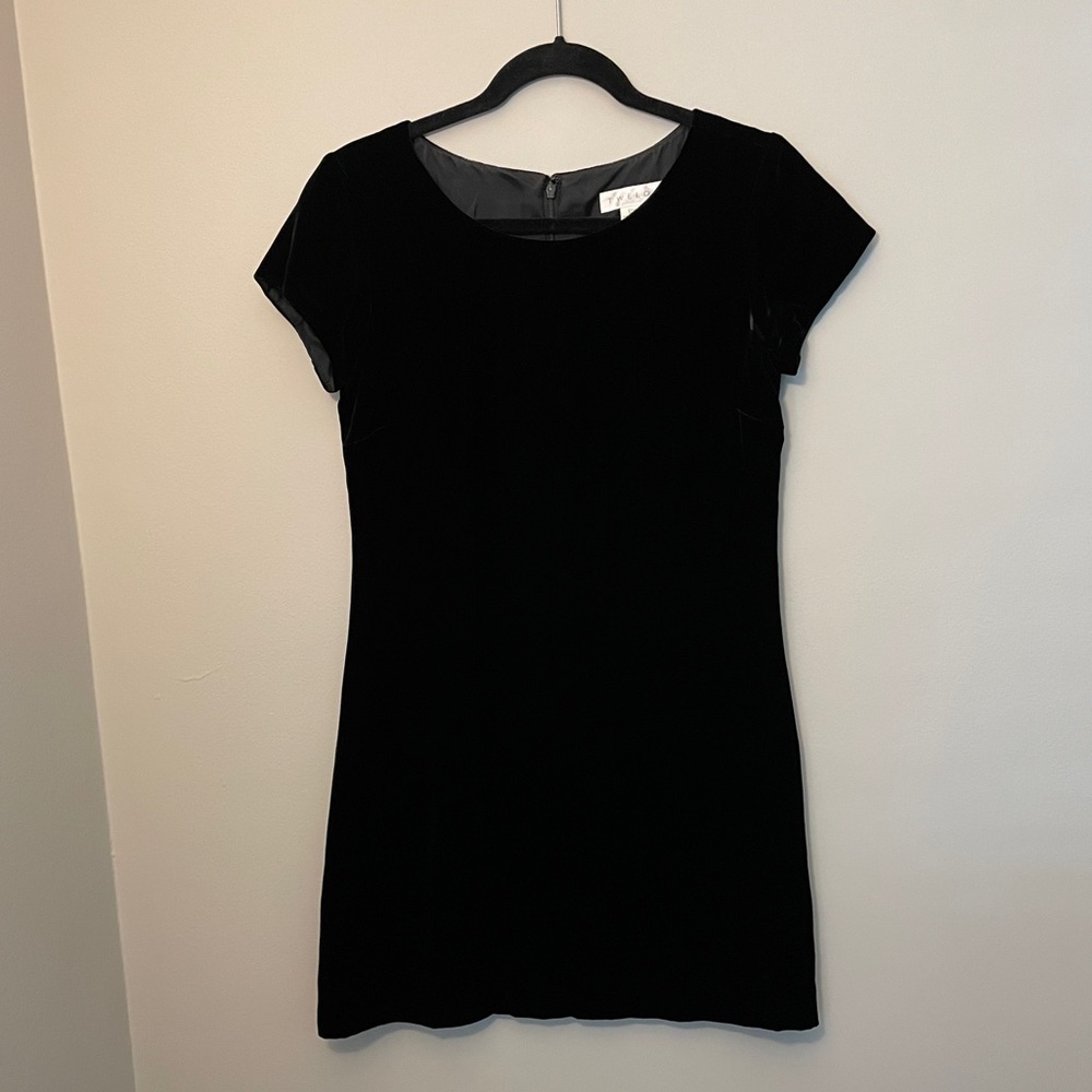 Little Black Velvet Dress - 4